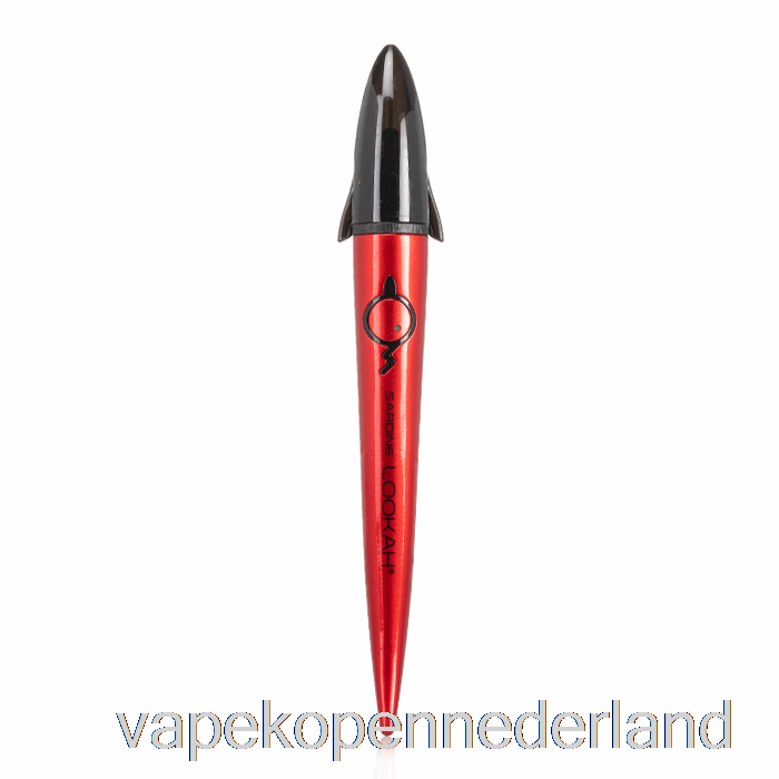 Elektronische Sigaret Vape Lookah Sardine Heet Mes Elektrisch Dabbergereedschap Rood